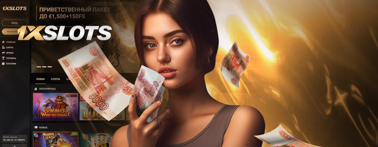 Вывод денег в казино 1xSlots